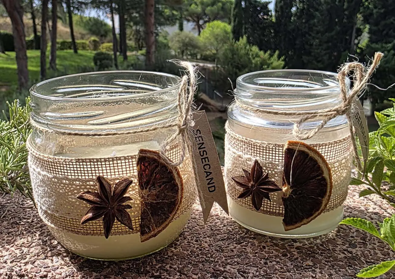 Vela Canela & Naranja